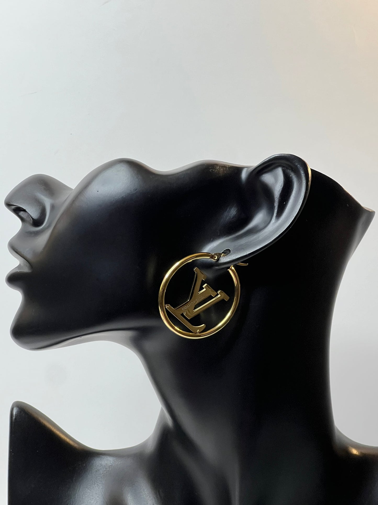 Golden Hoop Earrings