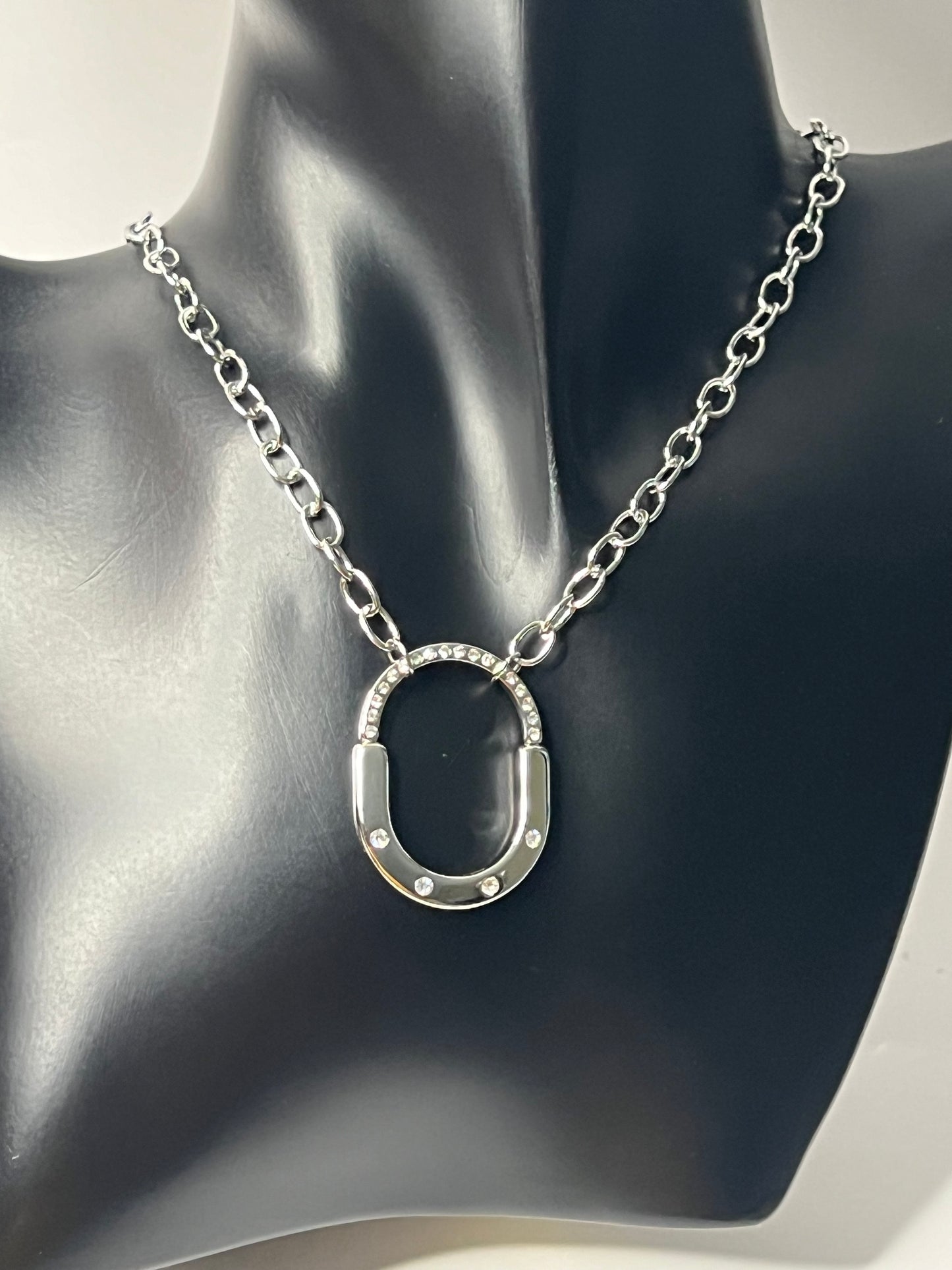 Silver Necklace with Pendant