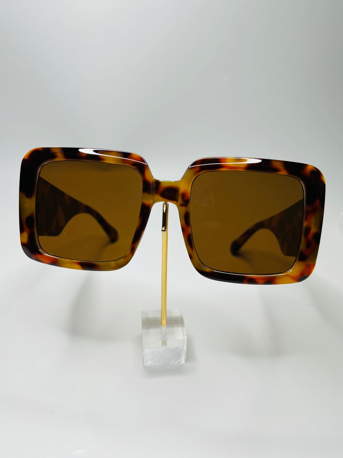 Brown Square Shape Sunglasses