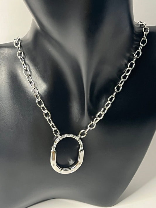 Silver Necklace with Pendant