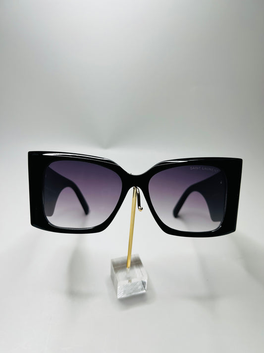 Thick Cat Eyes Black Sunglasses