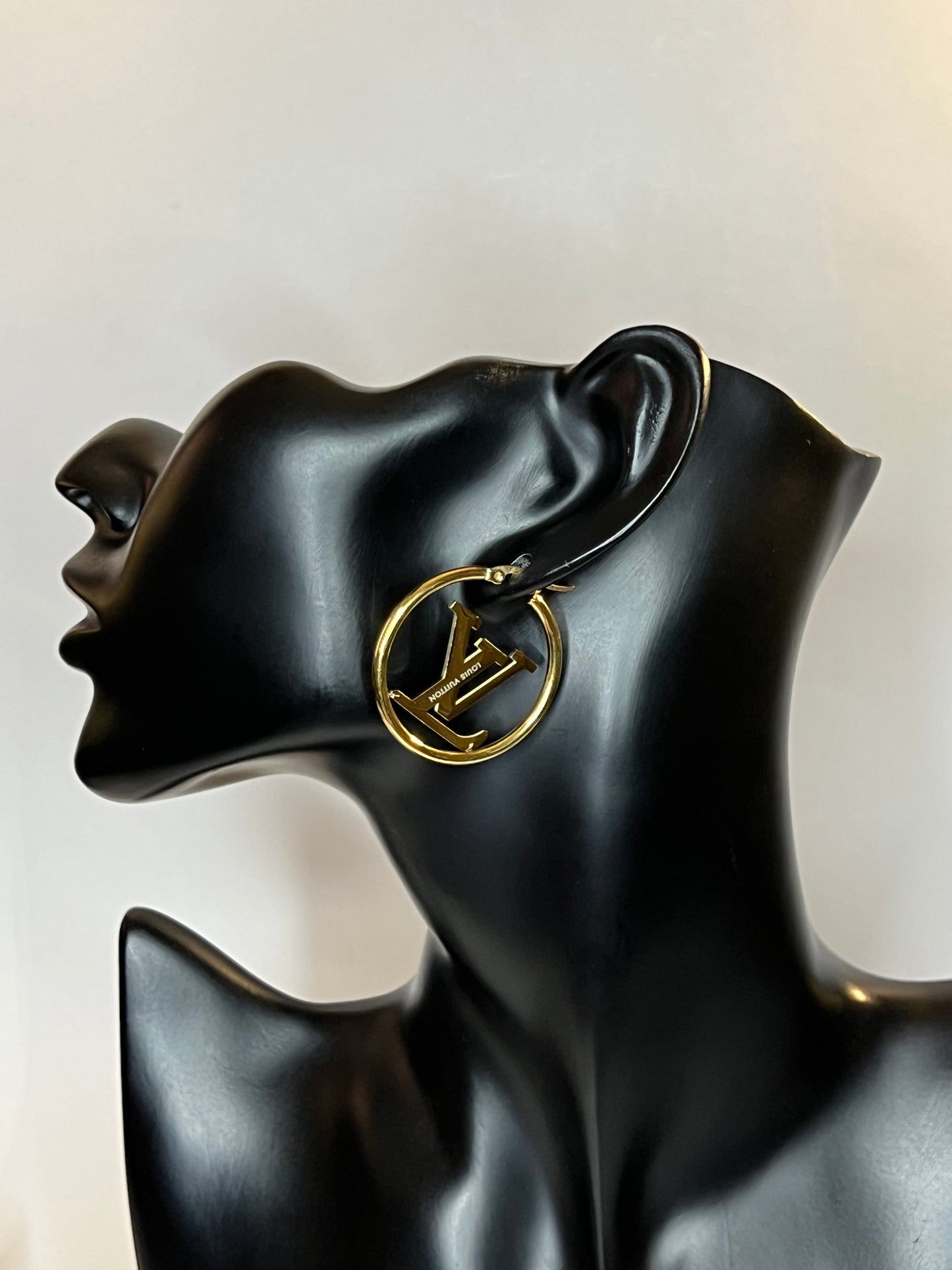 Golden Hoop Earrings