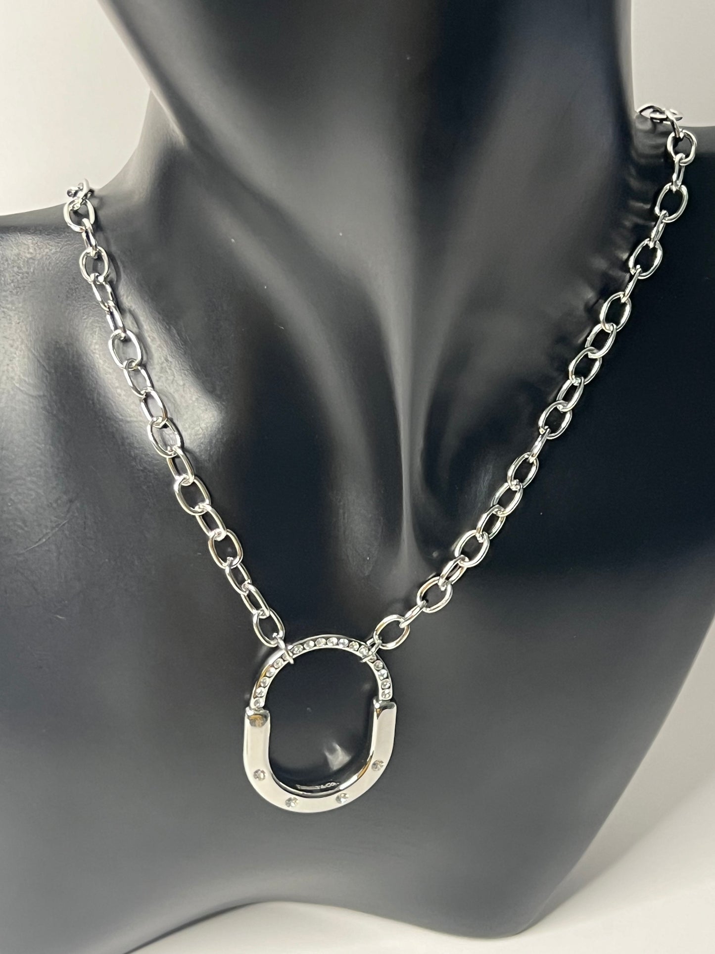 Silver Necklace with Pendant