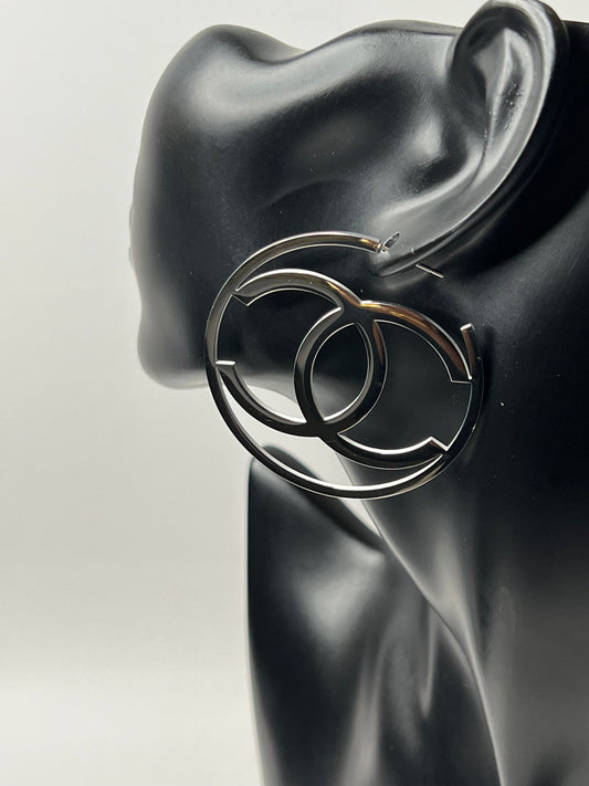 Silver Hoop Earrings